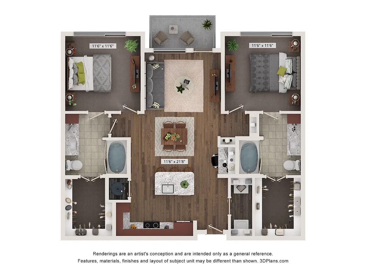 Floor plan B21