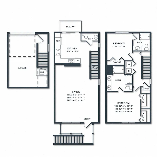 Floor plan TH5