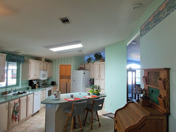 Kitchen into Family Rm.