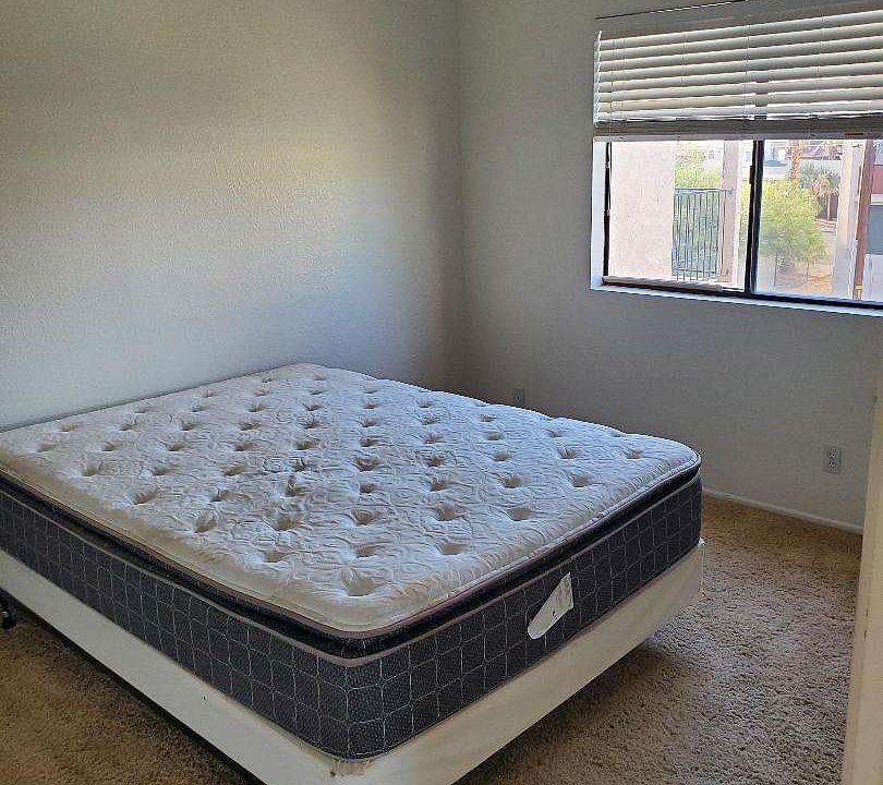 Bed for size comparison only unfurnished