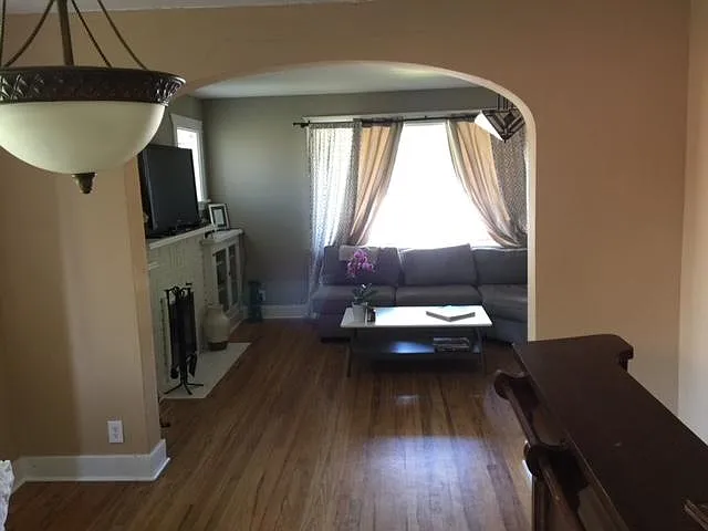 View of living room from dinning room.