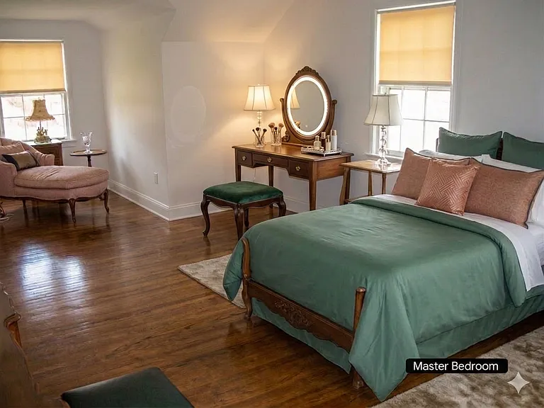 Primary Suite w/ Sitting Area & Large Walk-In Closet