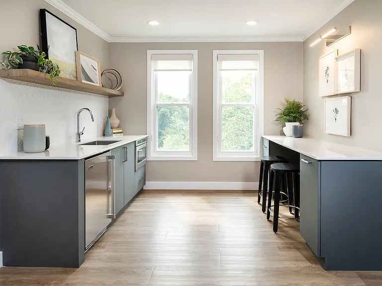 Resident lounge with kitchenette
