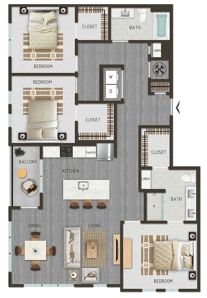Floor plan C1