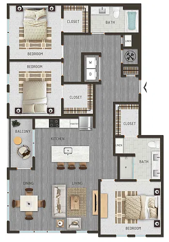 Floor plan C1