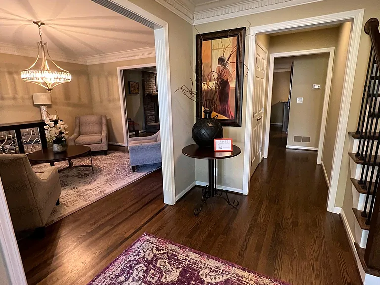 View from front door foyer
