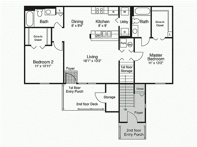 Floor plan Chestnut 2