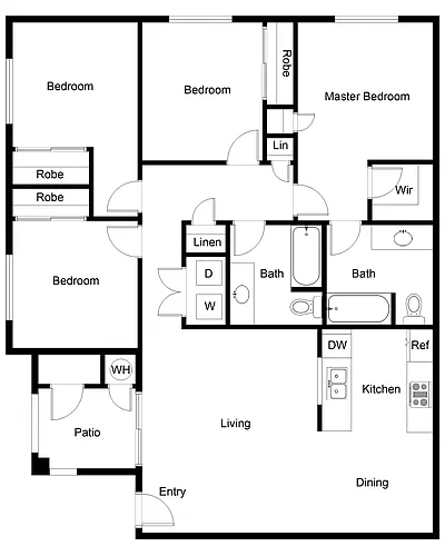 Floor plan Roosevelt