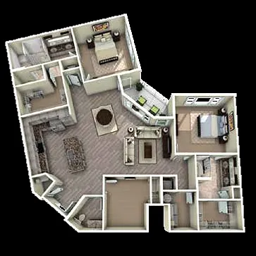 Floor plan Duke Washington