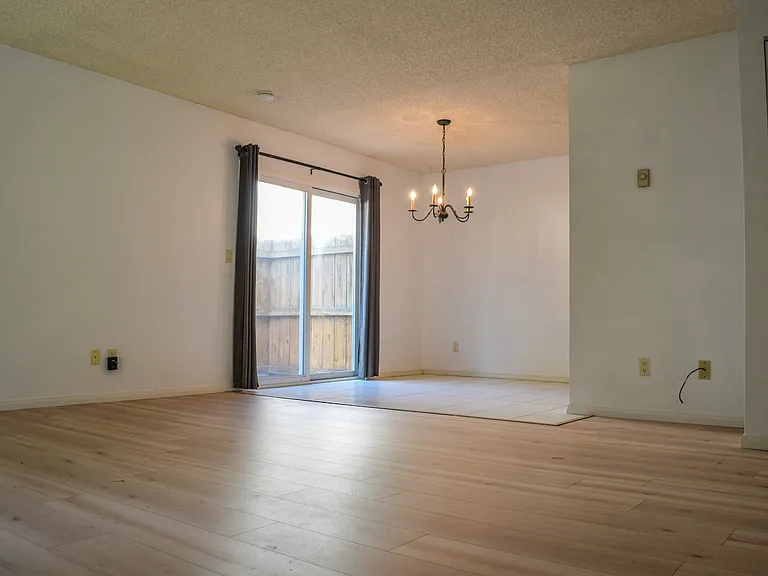 Living room,dinning room enclosed patio