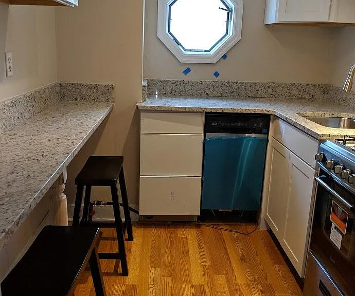 kitchen with granite counters