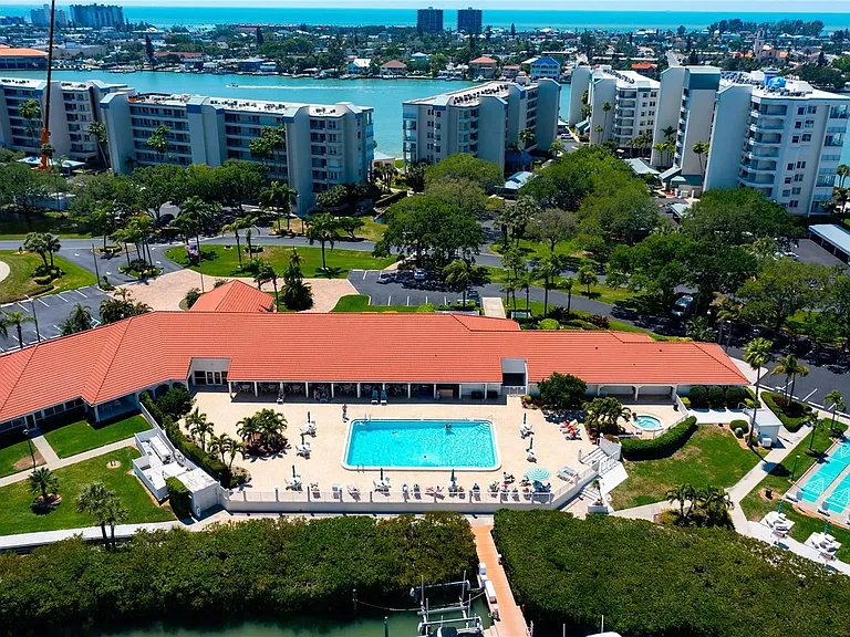 Community pool and clubhouse