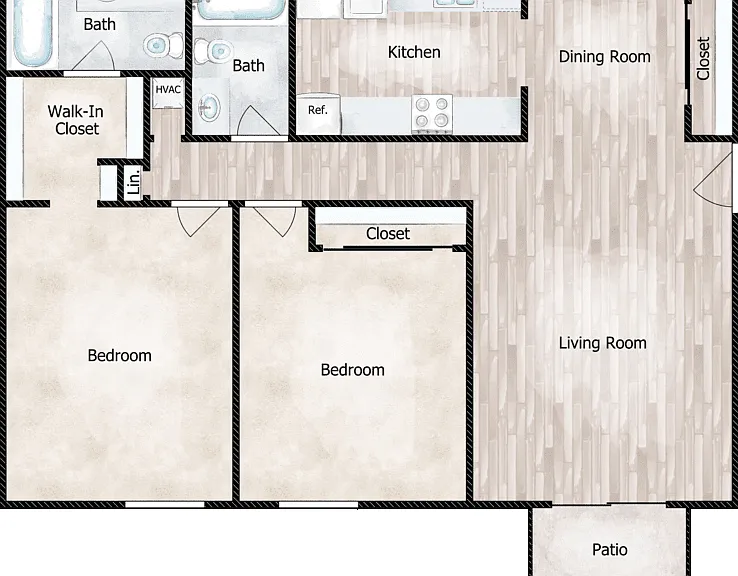The Belmont Floorplan Diagram