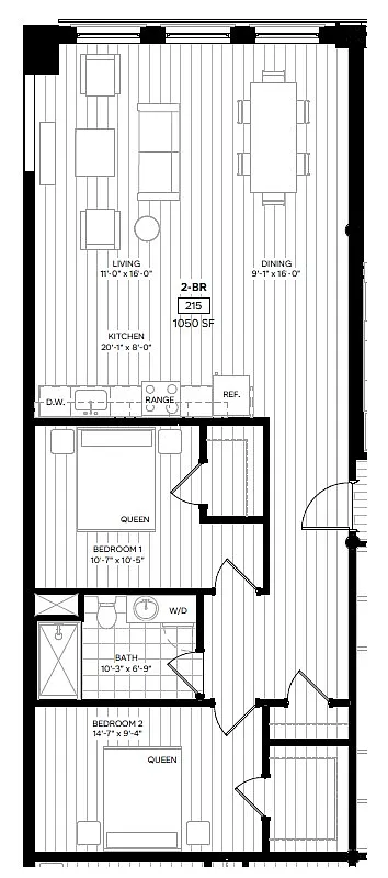 Floor plan 215