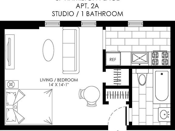 2nd image of 87 Hamilton Pl APT 2A