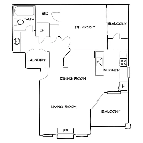 Floor plan Design 1C