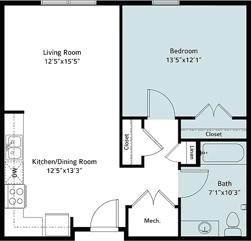 Floor plan 1A