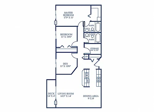 Floor plan Three Bedroom