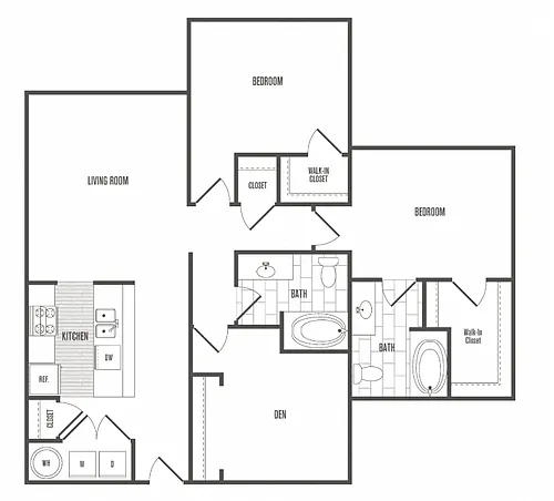 Floor plan 2X2