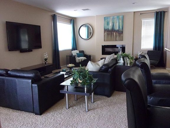 Living room off kitchen