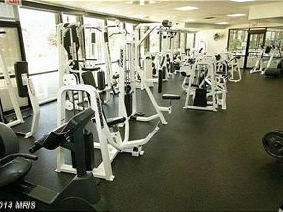 large fitness center