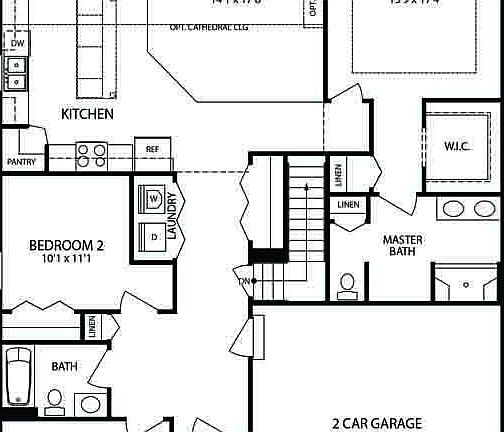 Elevation B - 1st Floor