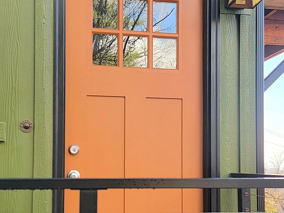 Front door.