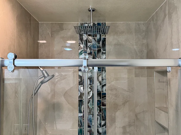 Handheld and Rain Shower