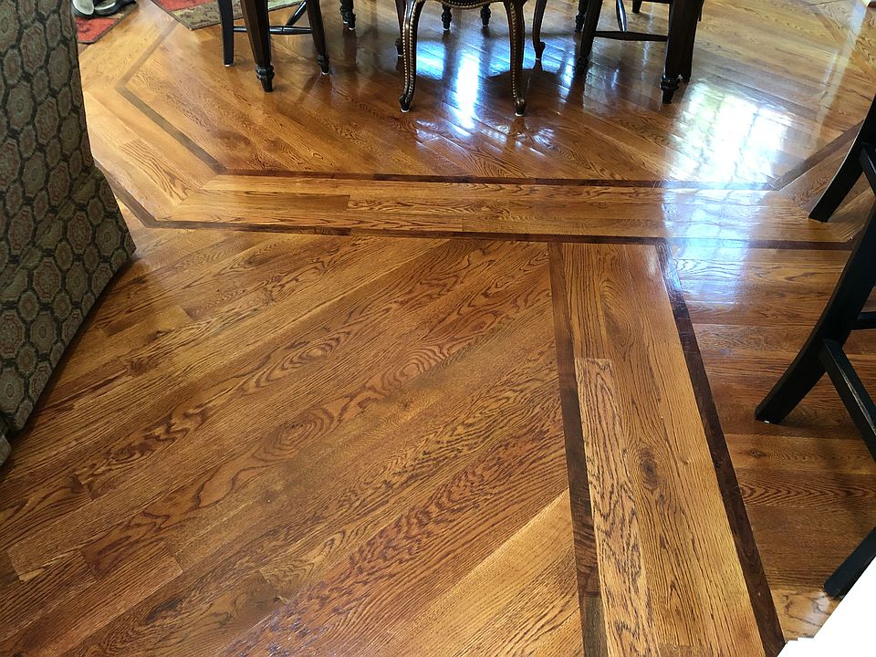 Detail. Walnut inlay