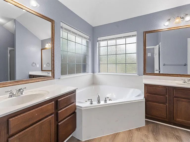 Private Master Bath with Jacuzzi and separate shower
