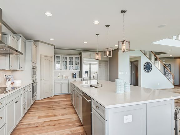 Kitchen overlooking great room