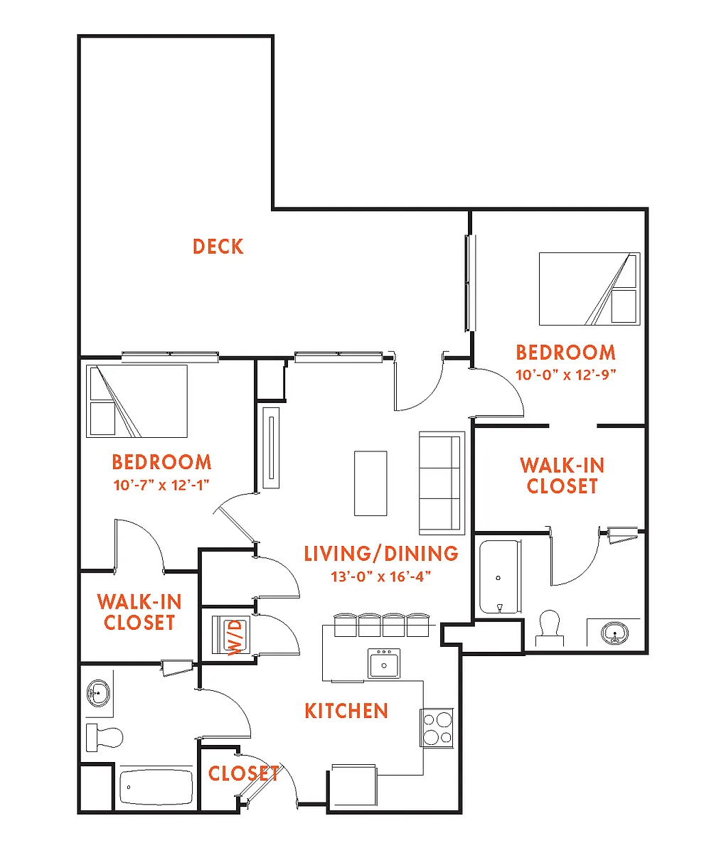 Floor plan B2C-1