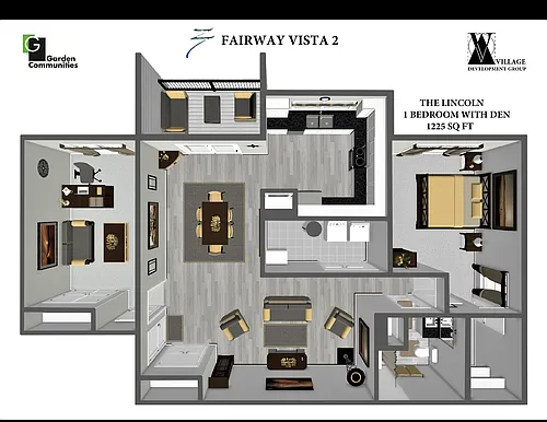 Floor plan Fairway Vista II - The Lincoln