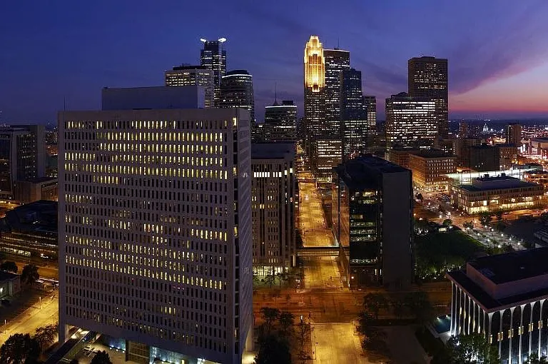 Rooftop Skyline View