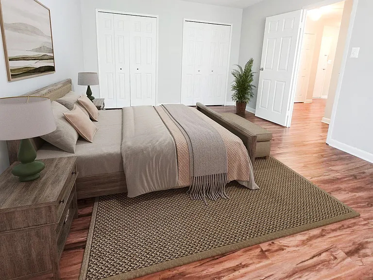 Bedroom (virtually staged)