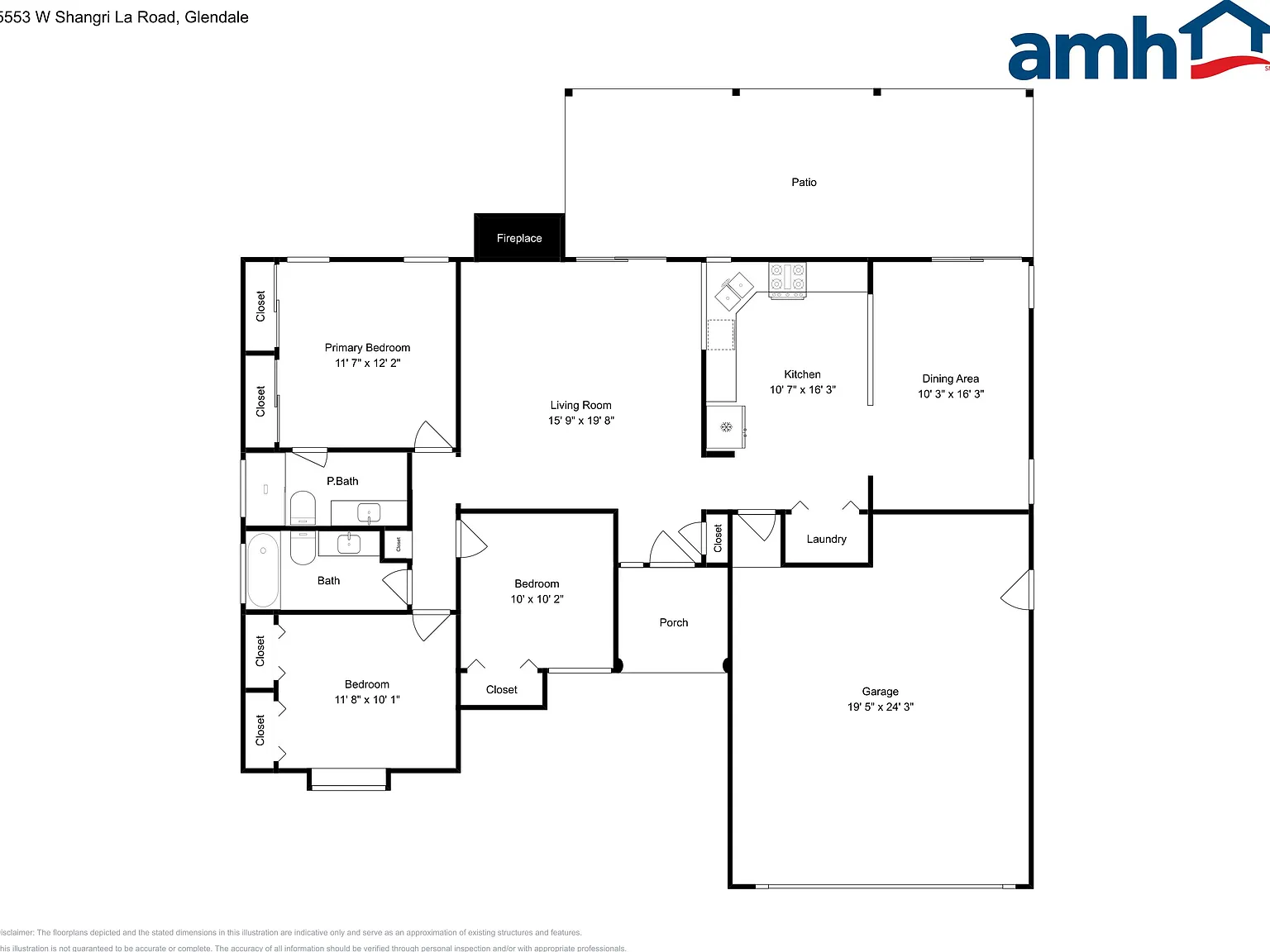 3 bed, 2.0 bath, 1332 sqft, $1,885 — Photo 3