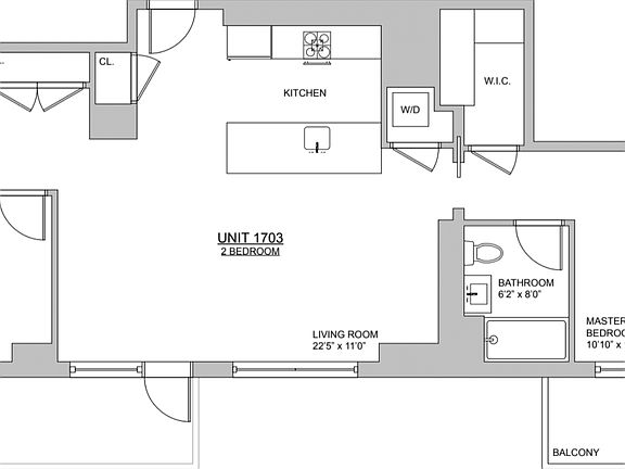 2nd image of 224 W 124th St #1700