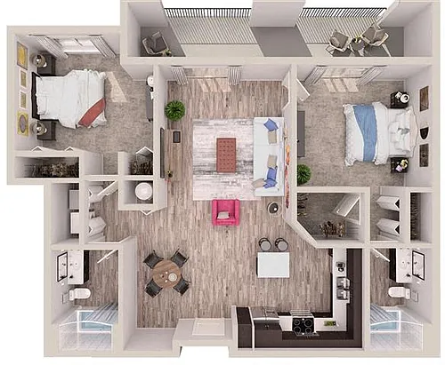 Floor plan B8