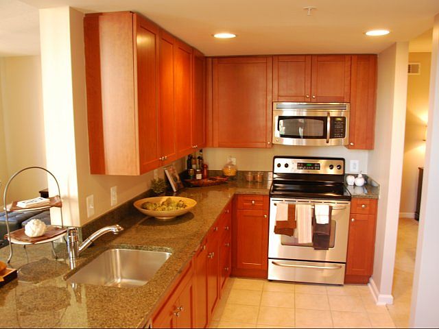 Upscaled Kitchens With Granite Countertops and Stainless Steel Appliances