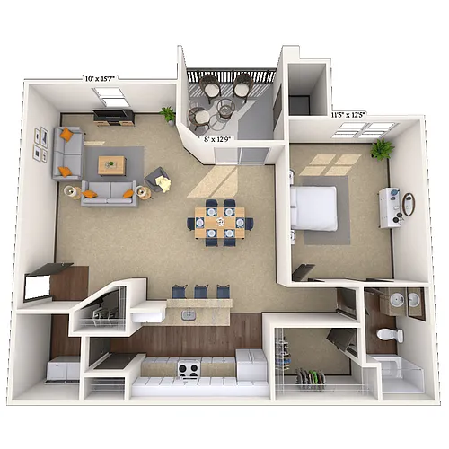 Floor plan The Remington