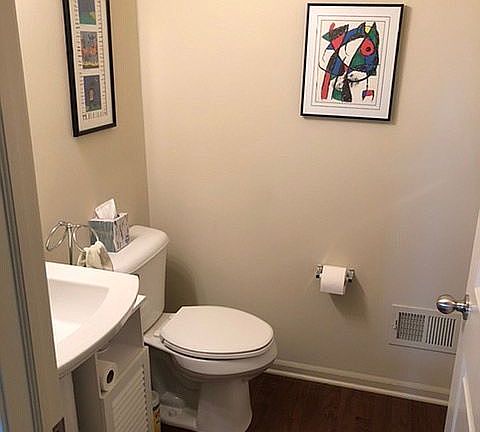 Half Bath on Main Flr