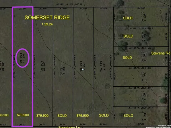 LOT 11 Sanctuary Ln LOT 1.52, Somerset, TX 78073