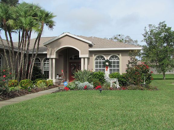 Lush landscaping