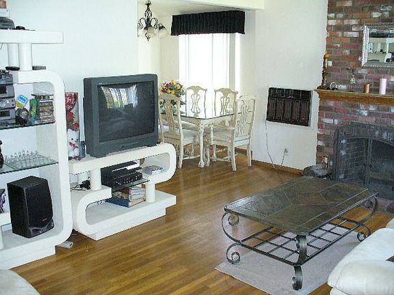Living room from entrance of home