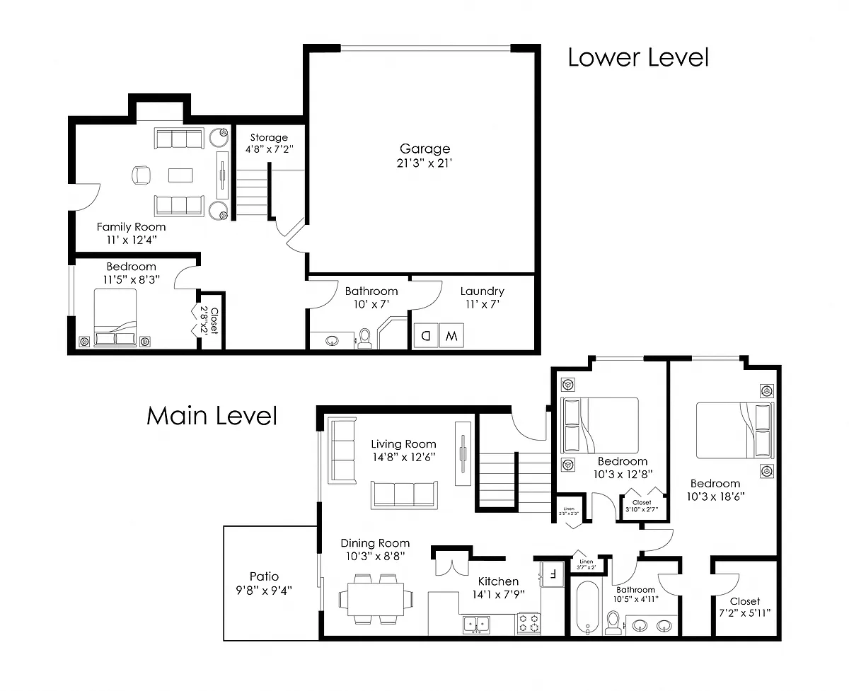 Floor plan C3R Townhome