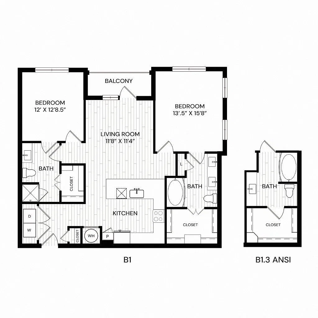 Floor plan B1