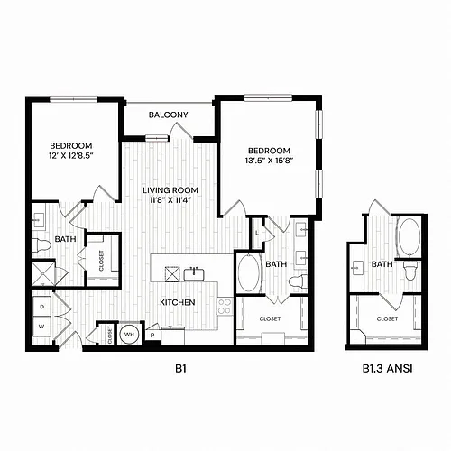 Floor plan B1