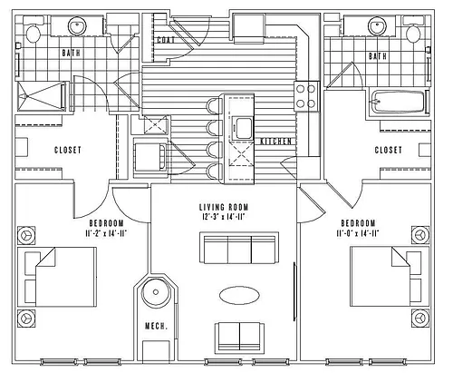 Floor plan B2