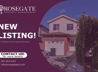 18 Bush Clover Cres #2, Kitchener, ON N2E 3P9