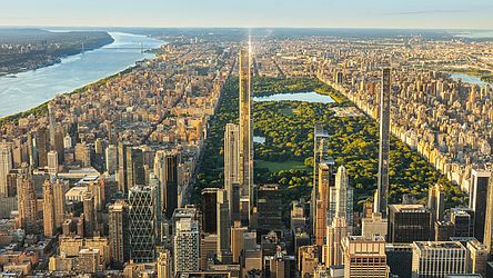 Central Park Tower at 217 West 57th Street in Midtown